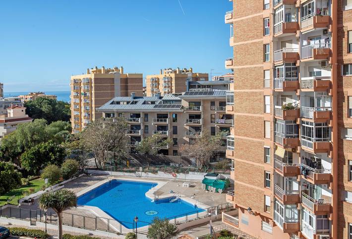 Ganze Wohnung, Ferienwohnung 'Aquario' mit Meerblick, Wlan und Klimaanlage in Benalmádena Costa, Benalmádena