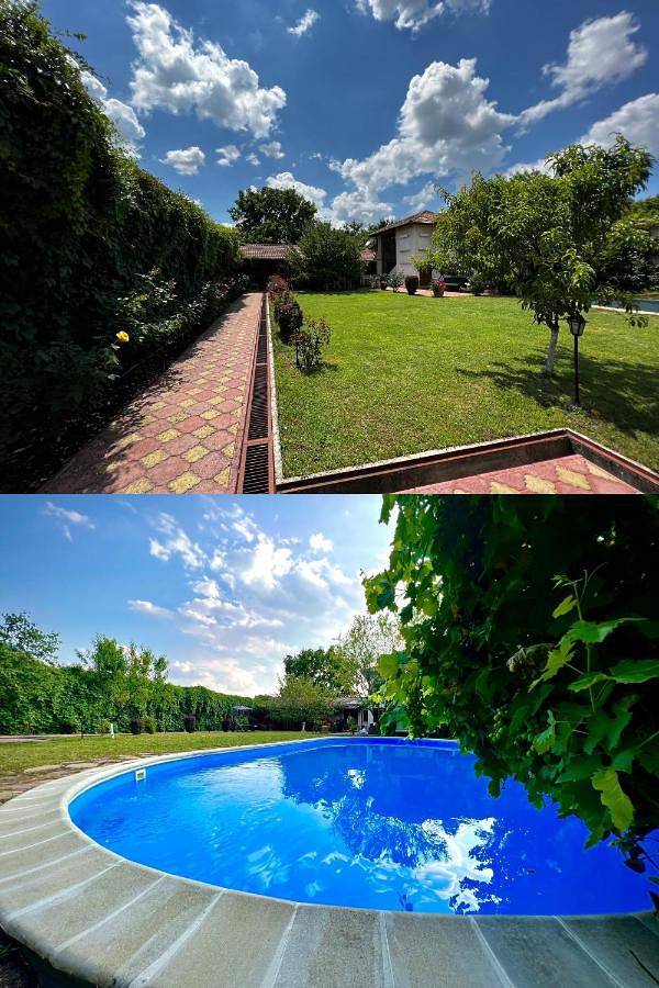 Casa rural para 16 personas, con piscina además de jardín y vistas, Se admiten mascotas en Bulgaria