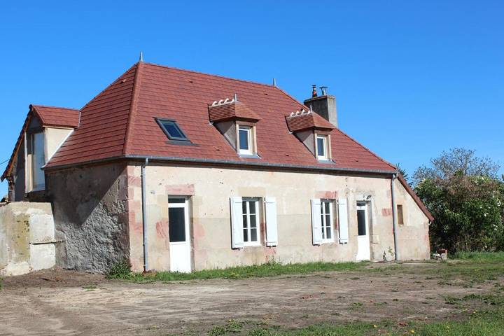 Maison de vacances pour 8 personnes, avec vue et jardin