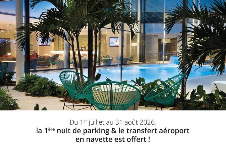 Hôtel pour 2 personnes, avec piscine et jacuzzi, animaux acceptés dans Aéroport Paris-Charles de Gaulle
