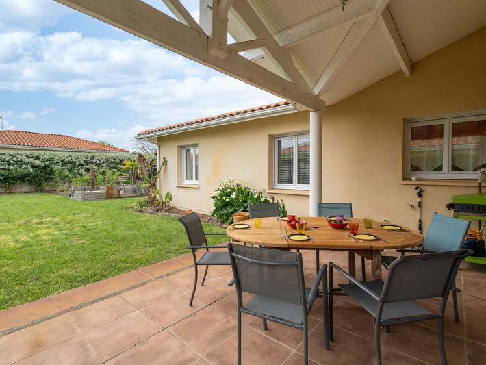 Ferienhaus für 6 Personen, mit Terrasse und Garten in Biscarrosse