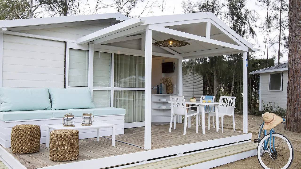 Bungalow para 5 personas con piscina in Platja de Tamarit (Tarragona), Tarragona