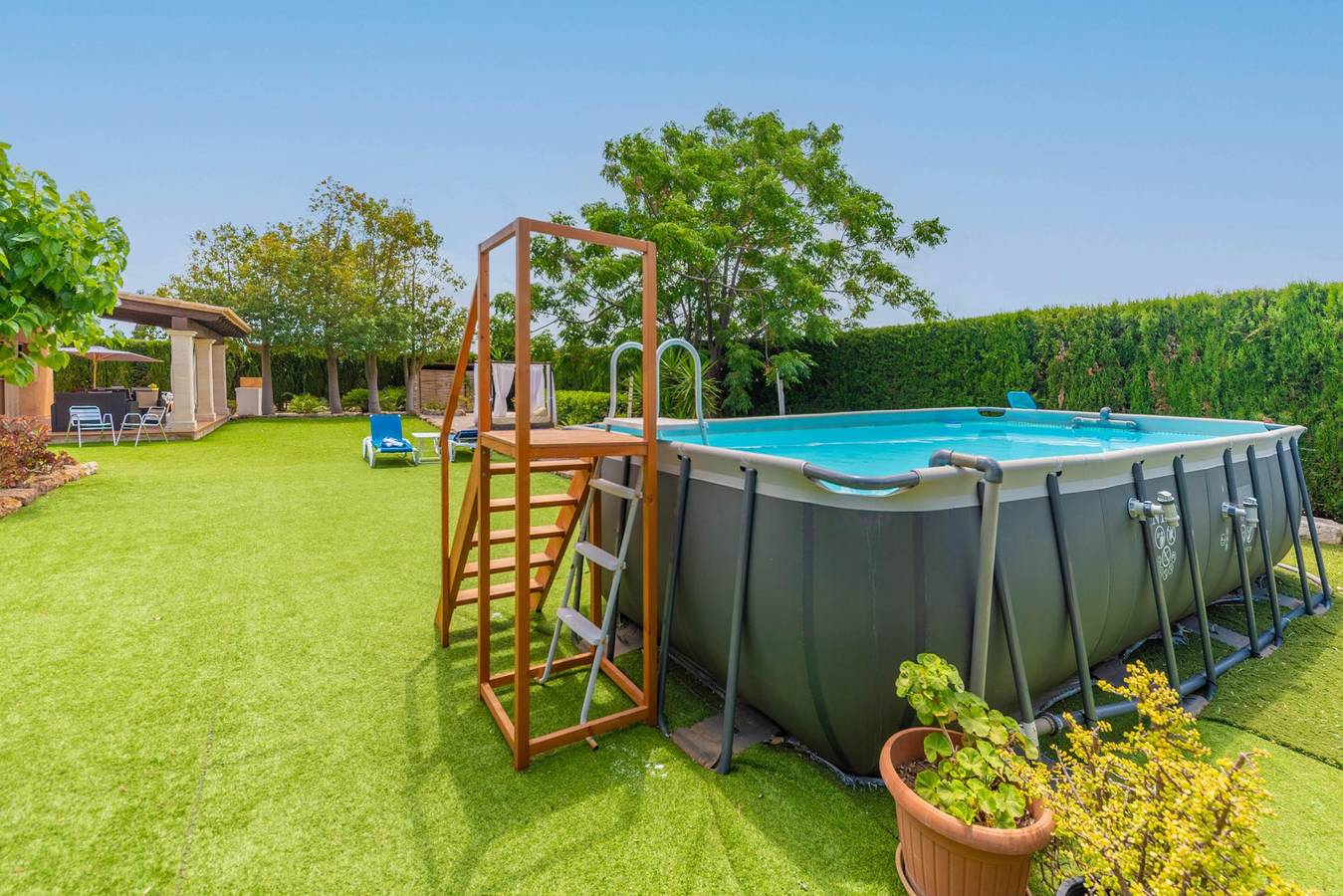 Ses Canyes - Apartment mit privaten Pool in Muro. in Muro, Mallorca Norden