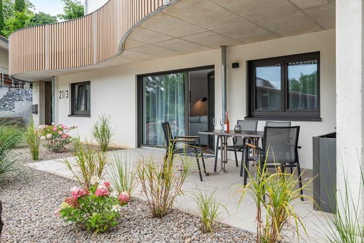 Geheel appartement, Appartement 'Jegle' met Privéterras, Privétuin en Wi-Fi in Salem, Region Bodensee-Oberschwaben