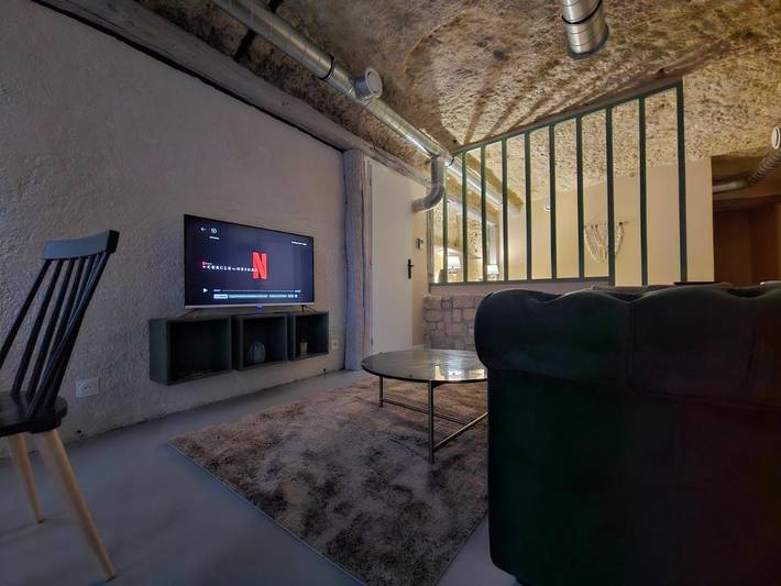 Gîte pour 2 personnes, avec Terrasse ainsi que Jardin et Vue à Saint-Étienne-de-Chigny