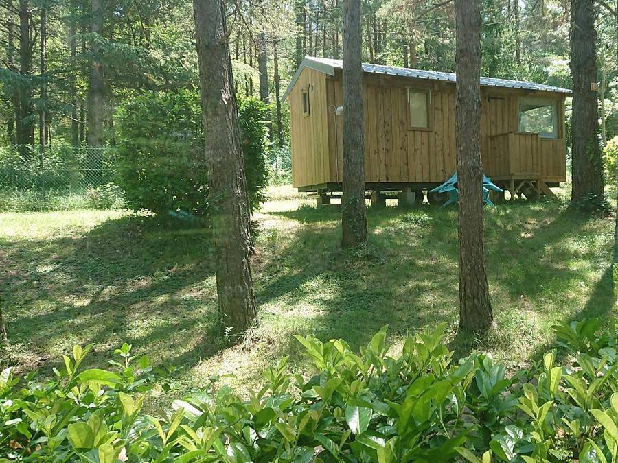 Camping La Cremade - Chalet 2 personnes - Lodge Bois sans sanitaires 16m2 in Axat, Parc naturel régional Corbières-Fenouillèdes