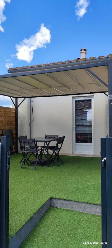 Chambre d’hôte pour 4 personnes, avec terrasse à Montescot