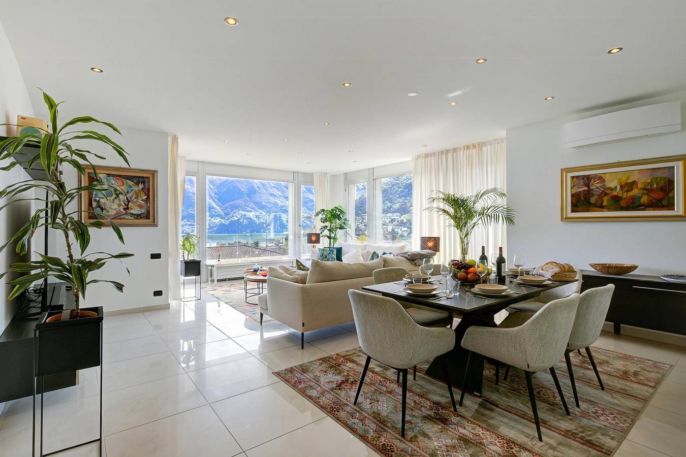 Appartement entier, Appartement de vacances pour 4 personnes avec vue sur le lac in Lugano, Lac de Lugano