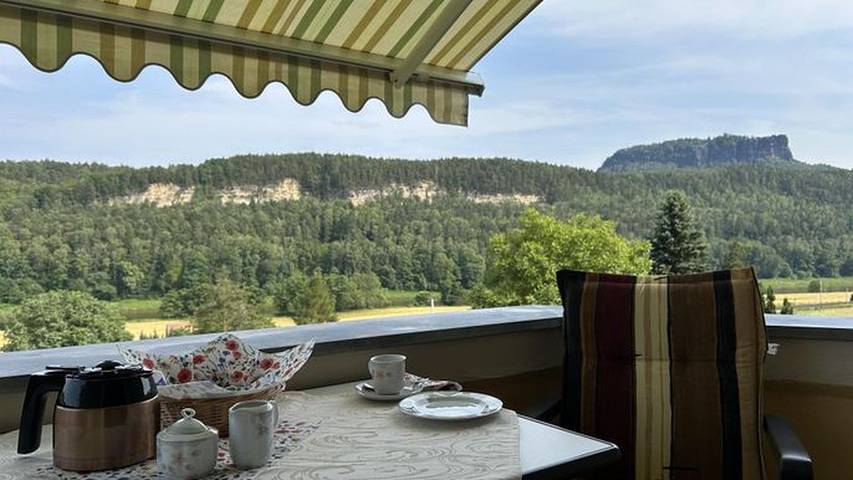 Ferienwohnung für 3 Personen, mit Balkon in Rathen
