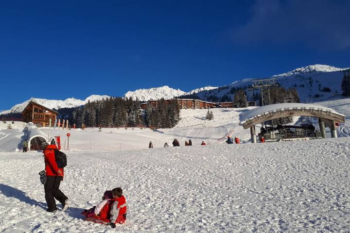 Location de vacances pour 4 personnes, avec balcon, adapté aux familles dans Les Arcs