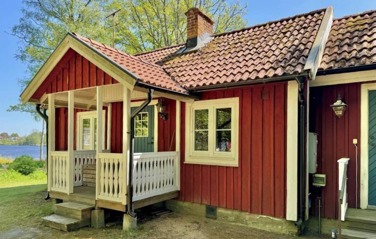 Ferienhaus für 5 Personen, mit Terrasse und Garten sowie Seeblick am Asnen - 2