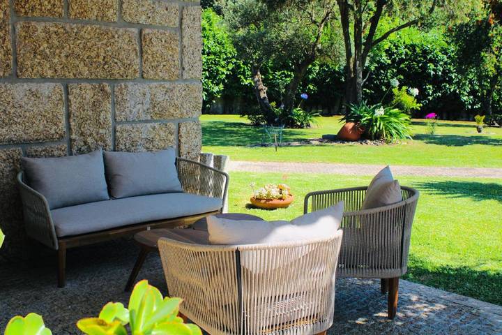 Gîte pour 7 personnes, avec jacuzzi ainsi que jardin et piscine à Fafe - 4