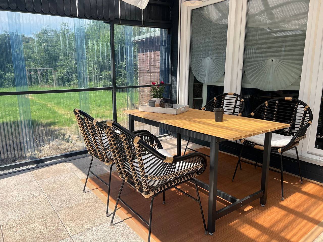 Freistehendes Ferienhaus mit überdachter Terrasse und Garten in Sehestedt in Sehestedt (Jade), Jade