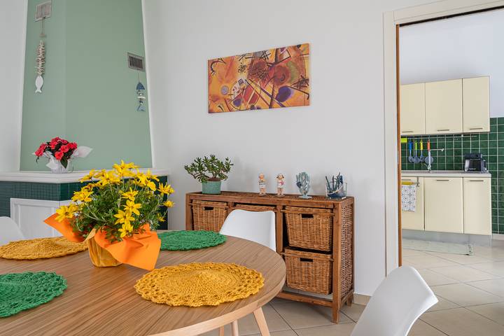 Ferienwohnung für 4 Personen, mit Terrasse und Garten