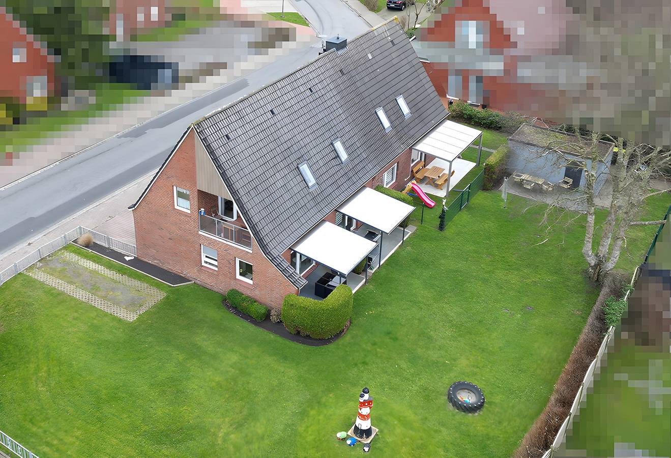 Geheel appartement, Appartement 'Wattwurm' met gedeelde tuin en Wi-Fi in Norddeich, Norden en omgeving
