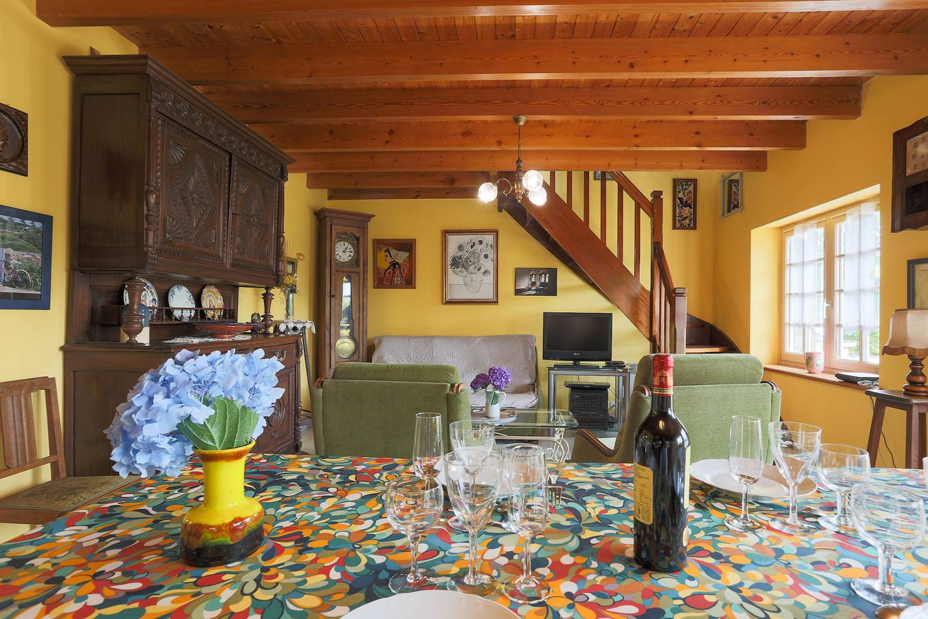 Ferienhaus 'Kerjézéquel 2 km vom Strand' mit privater Terrasse, privatem Garten und Wlan in Ploulec'h, Ceinture Dorée