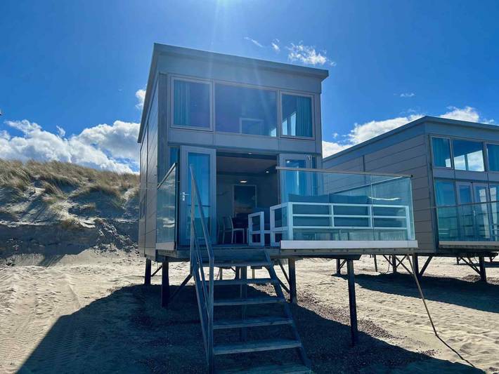 Chalet für 5 Personen, mit Balkon und Terrasse in Domburg