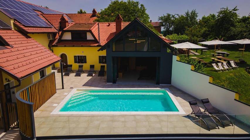 Location de vacances pour 2 personnes, avec sauna et piscine ainsi que jardin et vue dans Ormož - 4