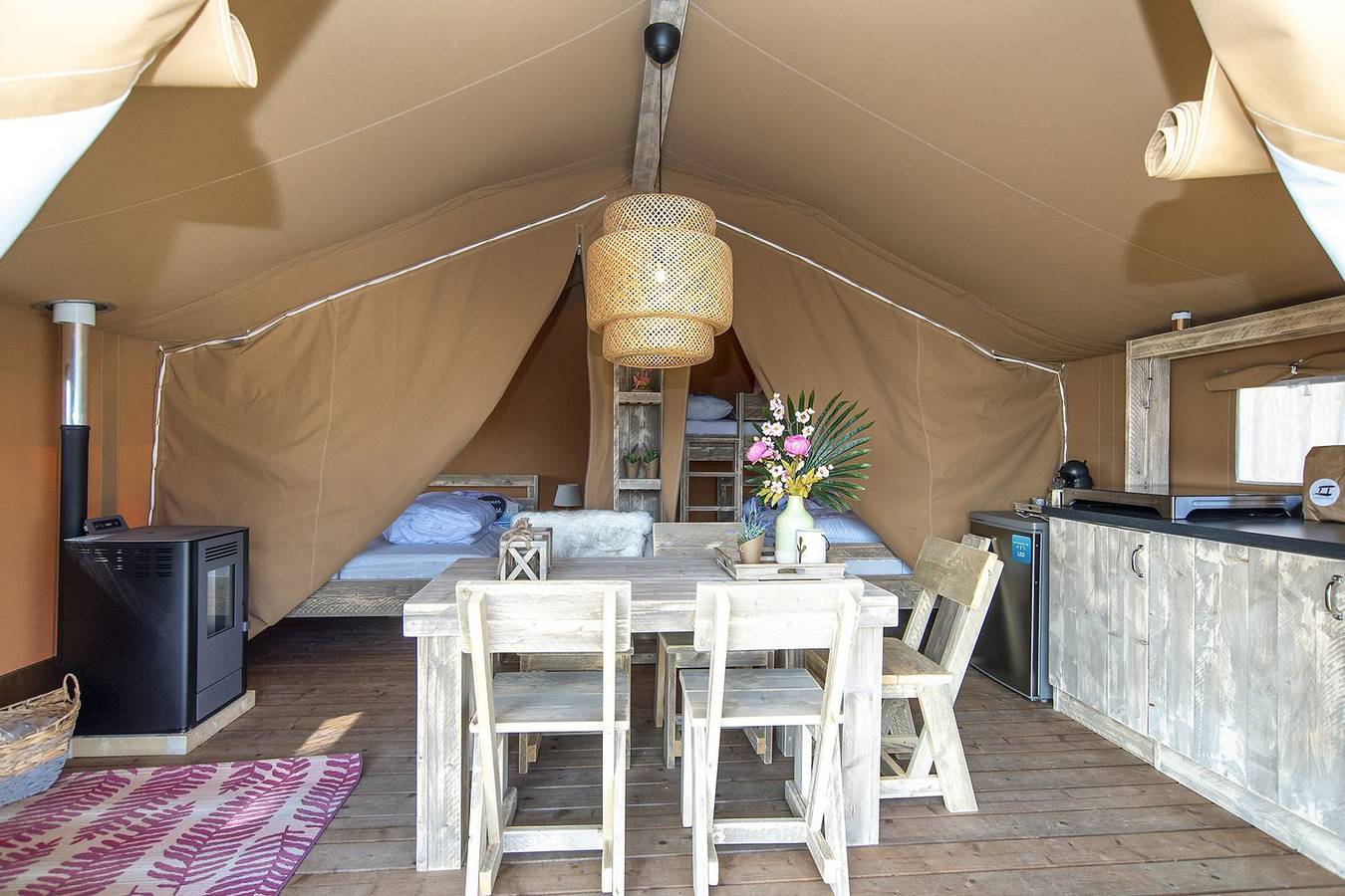 Marina Parcs — Safarilodge 5 pers, met prive sanitair in Nederlandse kust