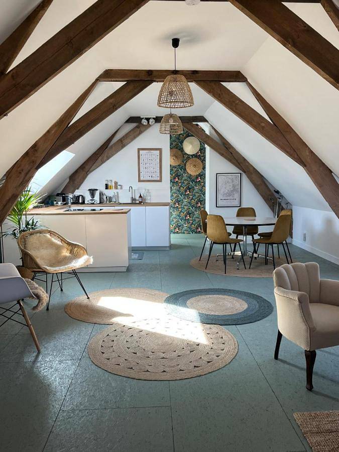 Gîte pour 2 personnes, avec Balcon et Terrasse ainsi que Jardin et Vue à Wambrechies