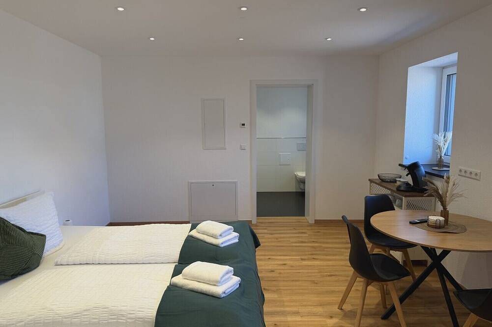 Ganze Wohnung, Compact Studio 14 Min Legoland Burgau | Smart Lock + Wlan in Burgau, Bayerisch Schwaben