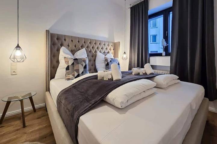 Ganze Wohnung, Alpha Apartments: 3 Sz Art Suite, zentral für 6P in Dortmund, Ruhrgebiet