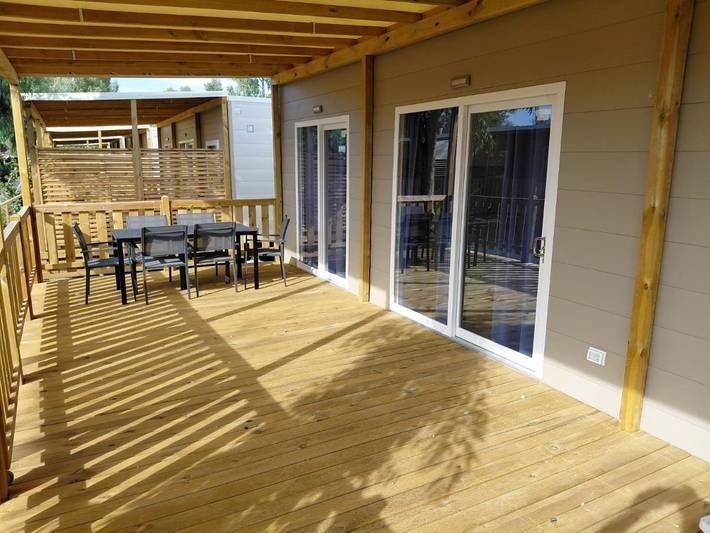 Camping für 6 Personen, mit Kinderpool und Pool sowie Garten in Marina di Bibbona - 3