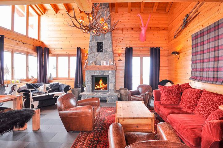 Ferienhaus für 12 Personen, mit Whirlpool und Sauna sowie Balkon im Wallis - 2