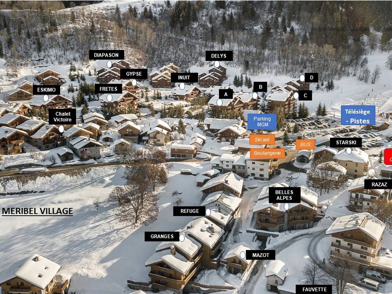 Appartamento intero, Modern duplex near slopes with parking in Meribel Village, Courchevel