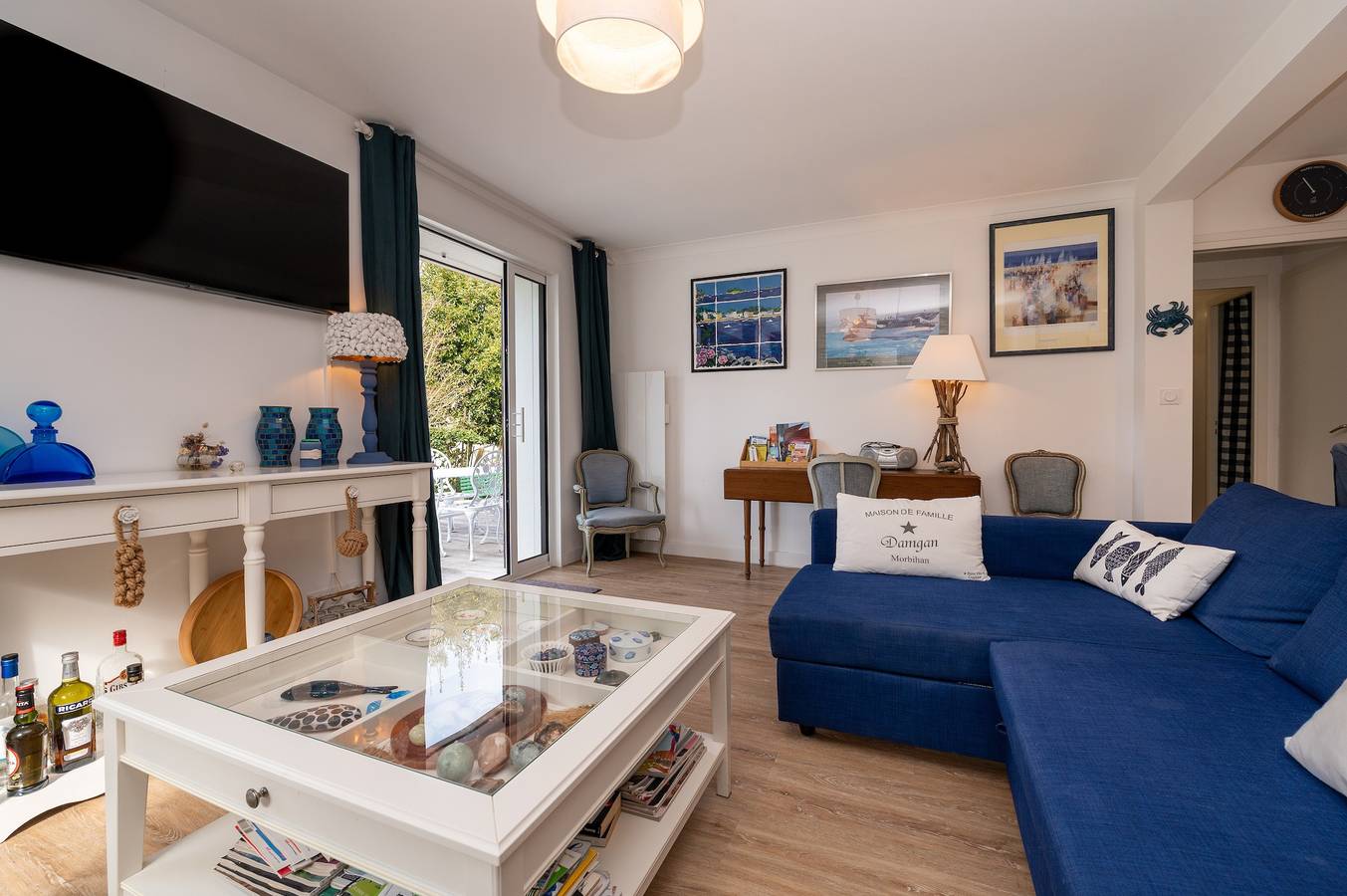 Casa de vacaciones 'Esprit Maritime' con terraza privada, jardín privado y Wi-Fi in Damgan, Côte des Mégalithes