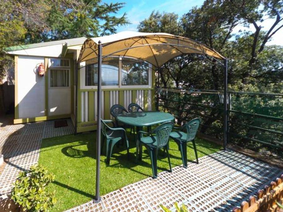 Camping El Far - Bungalow 3 personen - Bungalow B in Calella, Costa del Maresme