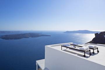Ferienhaus für 7 Personen, mit Garten und Terrasse auf Santorin