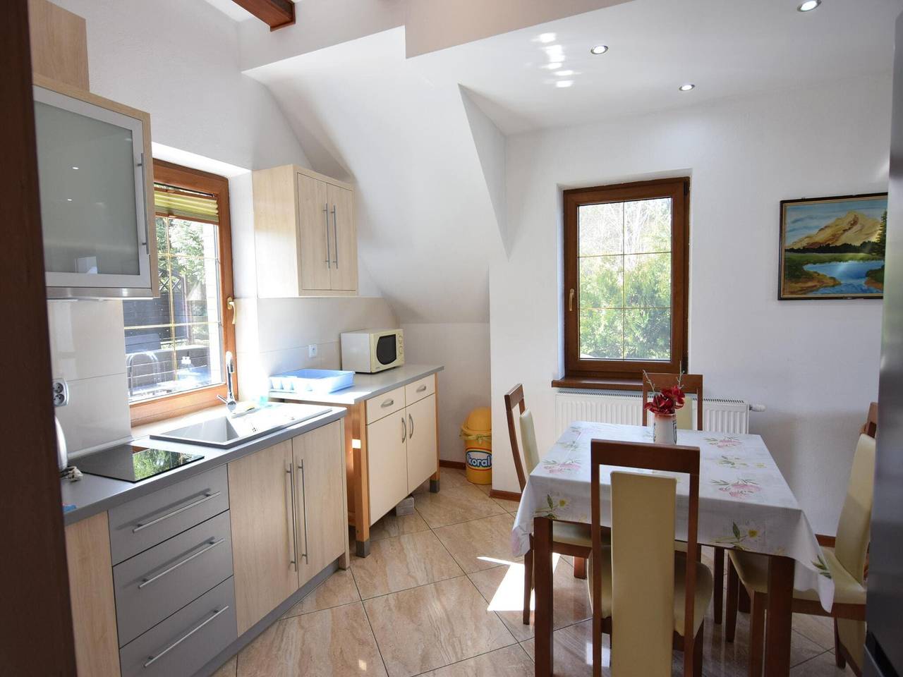 Entire apartment, Comfortable holiday apartment with a lake view in Polish Baltic Sea