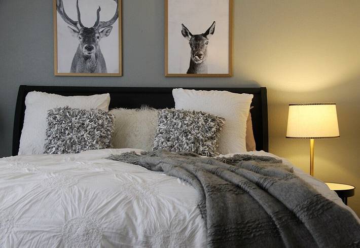 Vacation rental for 8 people, with pool and hot tub as well as sauna and yard in Mammoth Mountain