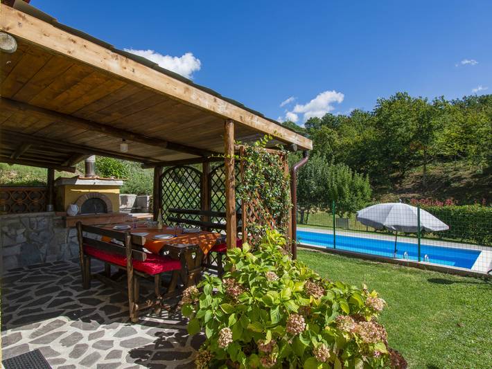 Michael e Patrick in Villa Collemandina, Garfagnana