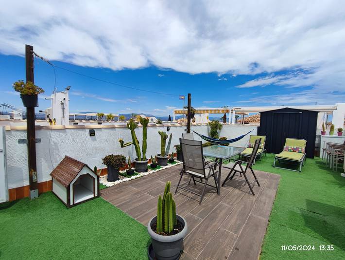 Casa de férias para 3 pessoas, com varanda e jardim em Monte Faro