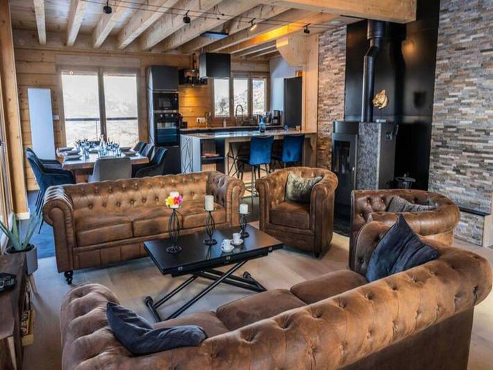 Chalet pour 22 personnes, avec terrasse, adapté aux familles à Les Orres - 2