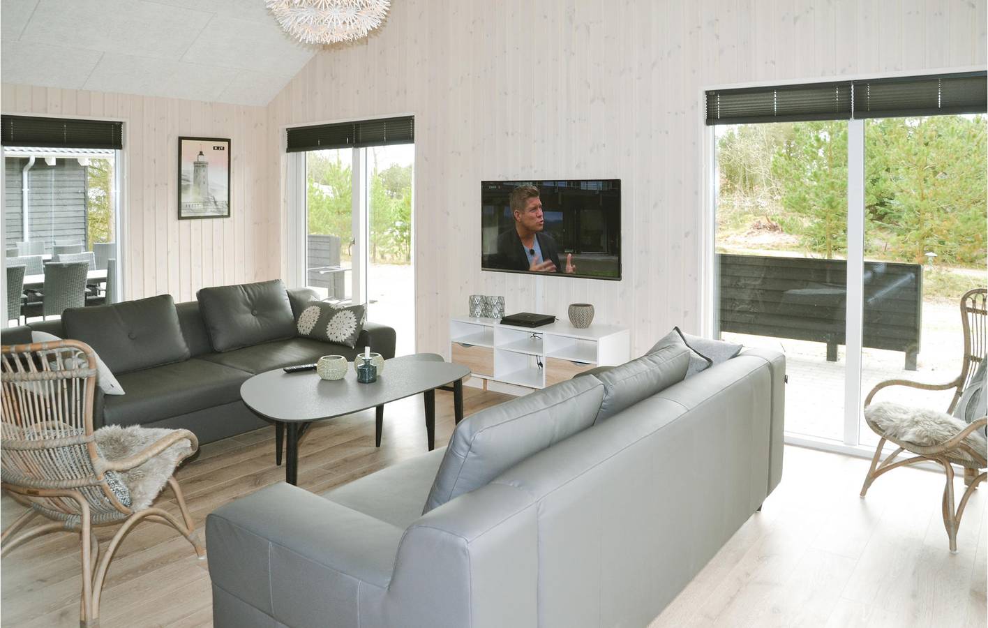 Ferienhaus für 24 Personen mit Pool in Henne, Filsø See