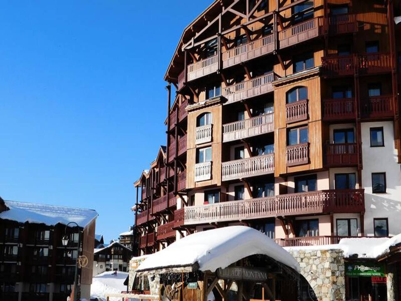 Geheel appartement, Appartement in Savoyaardse stijl vlakbij de skipistes in Val Thorens, Les Trois Vallées