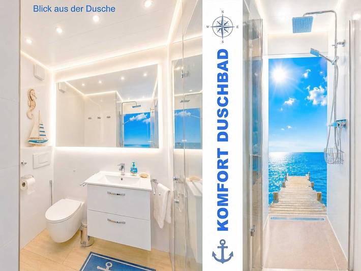 Ferienwohnung für 7 Personen, mit Garten und Balkon in Tossens - 4