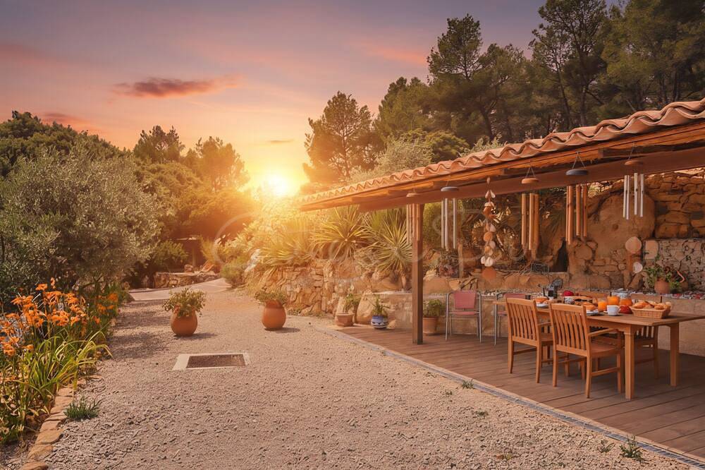 L'Oustaou… La Suite : Villa Balcon panoramique entre Luberon et Ste-Victoire in Jouques, Région d'Aix-en-Provence