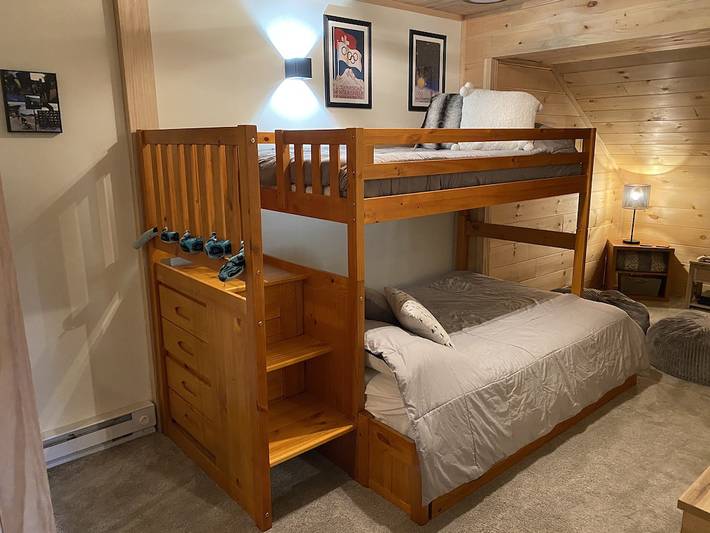 Vacation rental for 6 people, with garden and balcony in Lake Placid