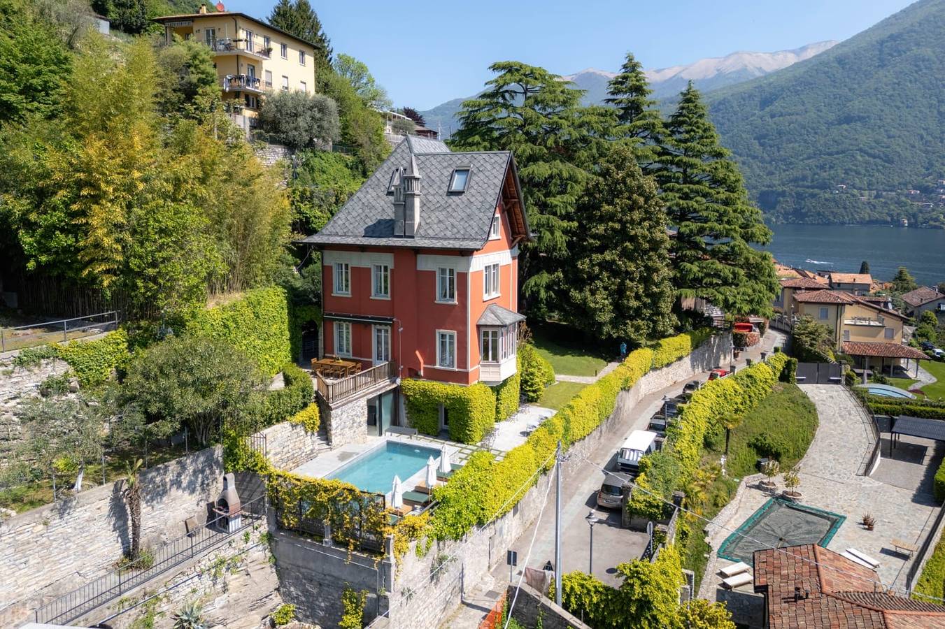 Villa Rubina in Laglio, Comer See