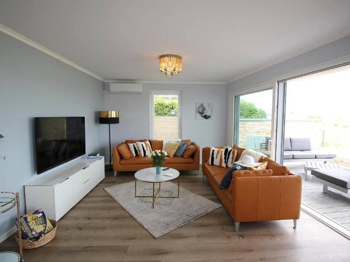 Bauernhof für 6 Personen, mit Balkon und Garten sowie Sauna und Ausblick in Glowe