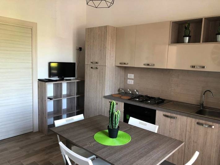 Ferienhaus für 4 Personen, mit Balkon und Ausblick in Torre Canne
