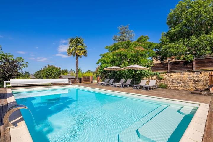 Gîte pour 4 personnes, avec sauna ainsi que piscine et jacuzzi à Carsac-Aillac - 4