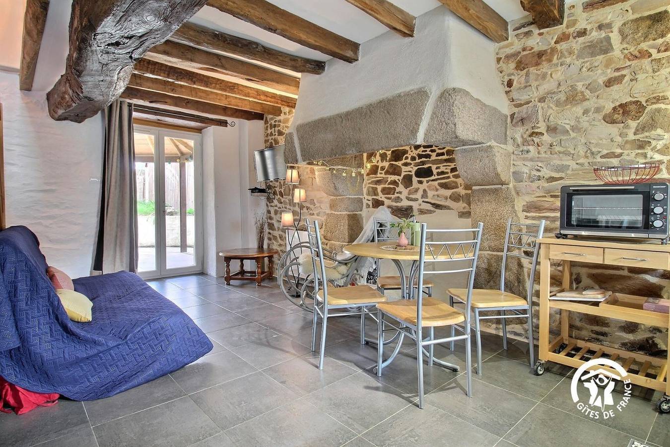 Hortensias Cottage in Béganne, Vannes en omgeving