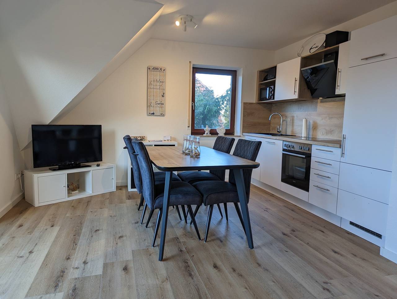 Appartement entier, Appartement 'Am Meer Nordsee' avec jardin commun, balcon et Wi-Fi in Horumersiel, Wangerland