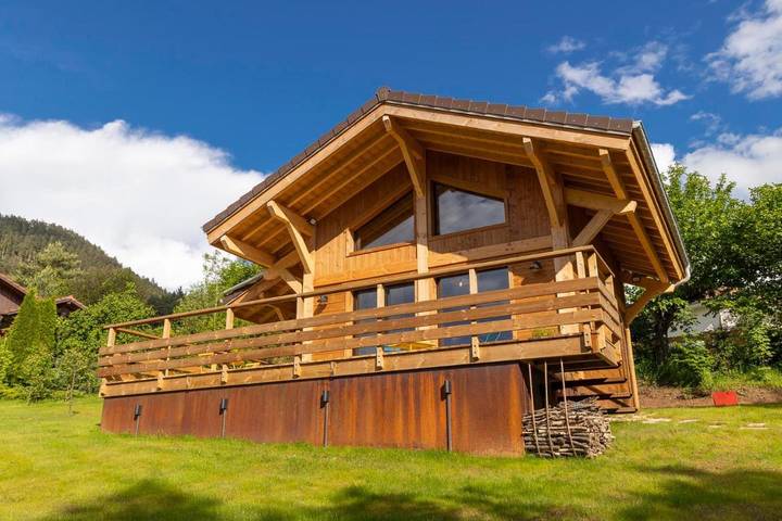 Chalet pour 2 personnes, avec vue et jardin