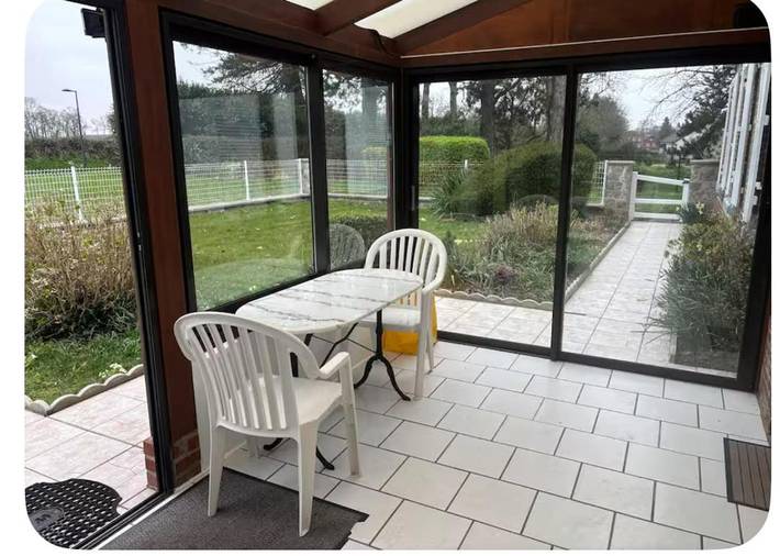 Gîte pour 7 personnes, avec jardin dans Anglesqueville-la-Bras-Long